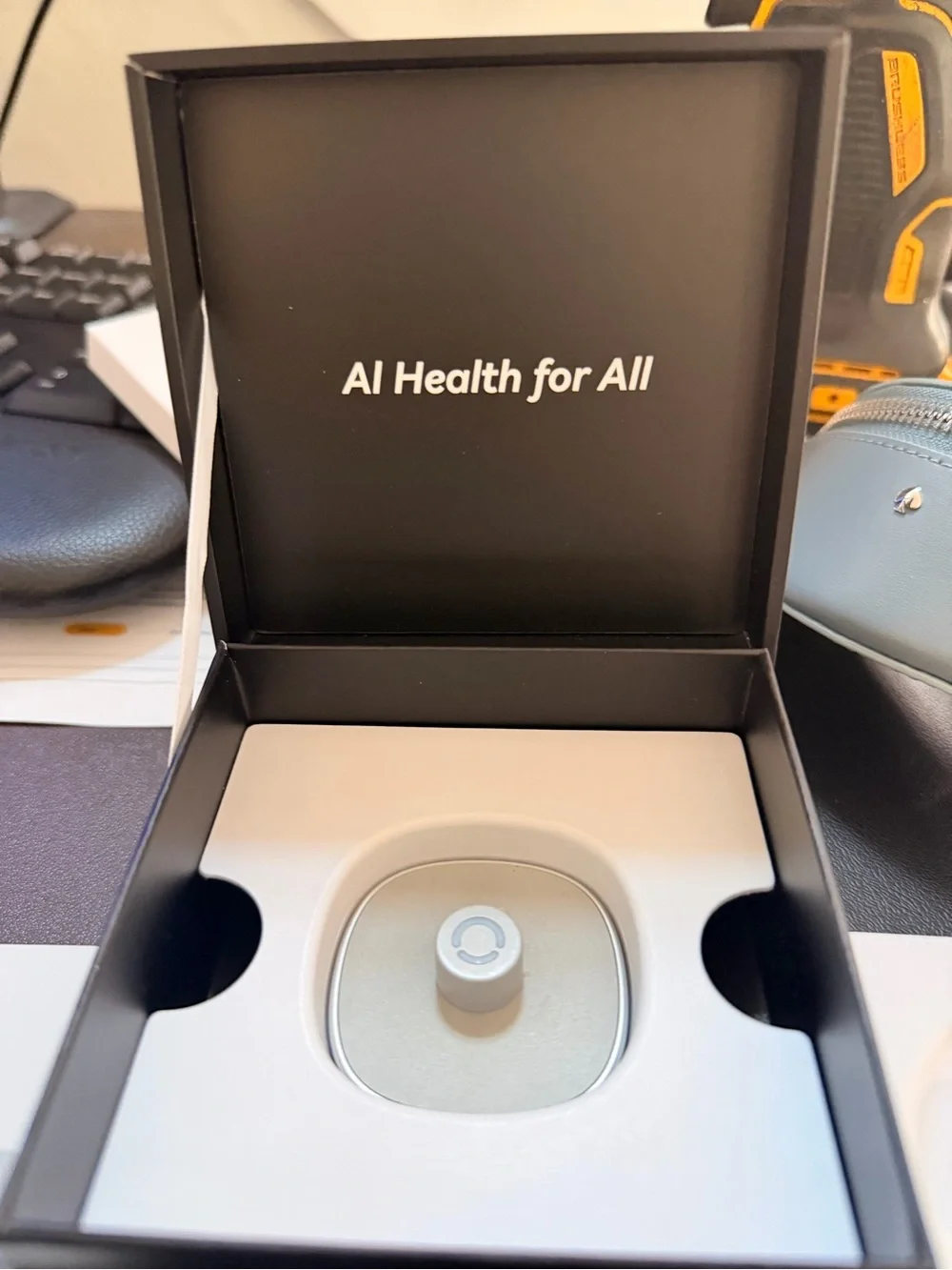 RingConn Gen 2 Air Smart Ring in Silver — Advanced Health & Activity Tracking